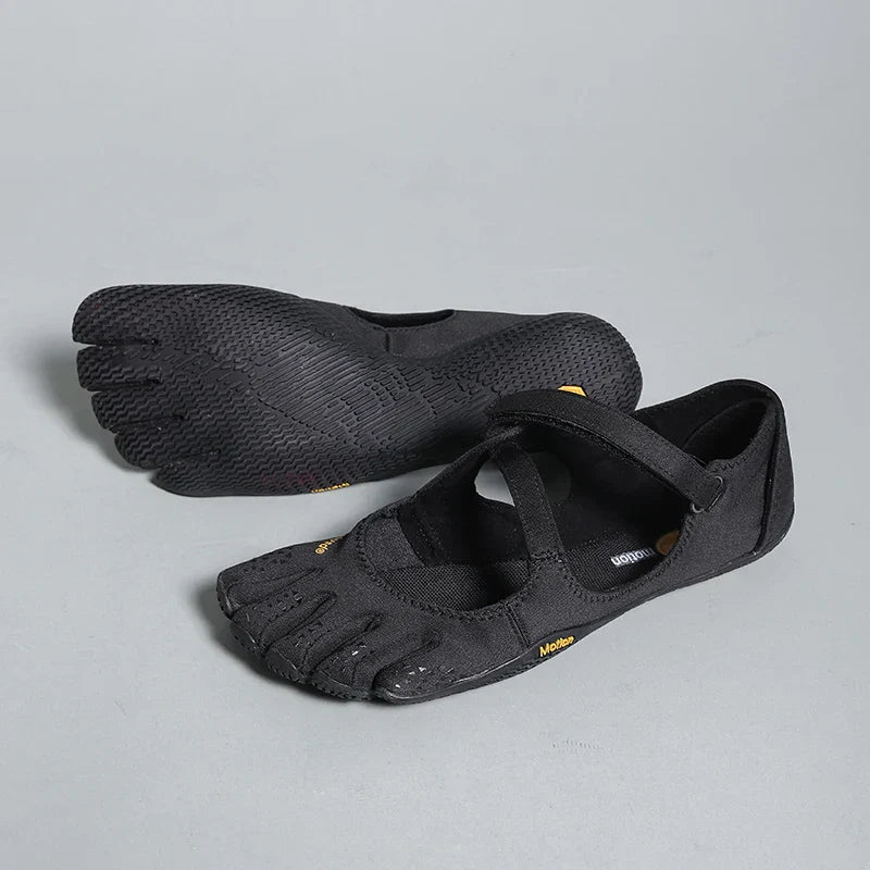 Five Toe Minimalist Barefoot Flats with Loop Strap