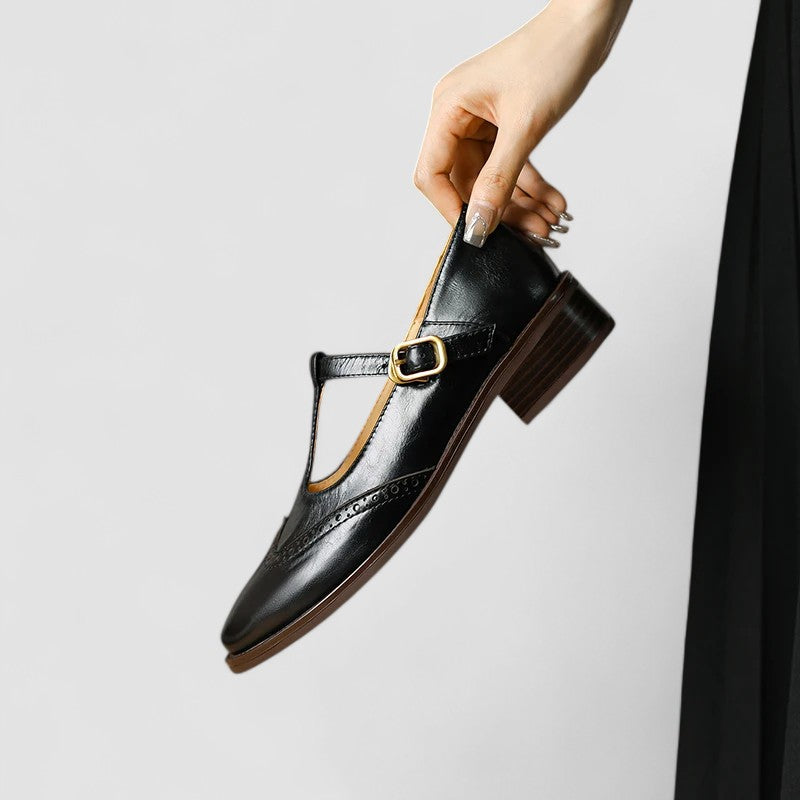 Orthopedic Mary Jane Strap Shoes