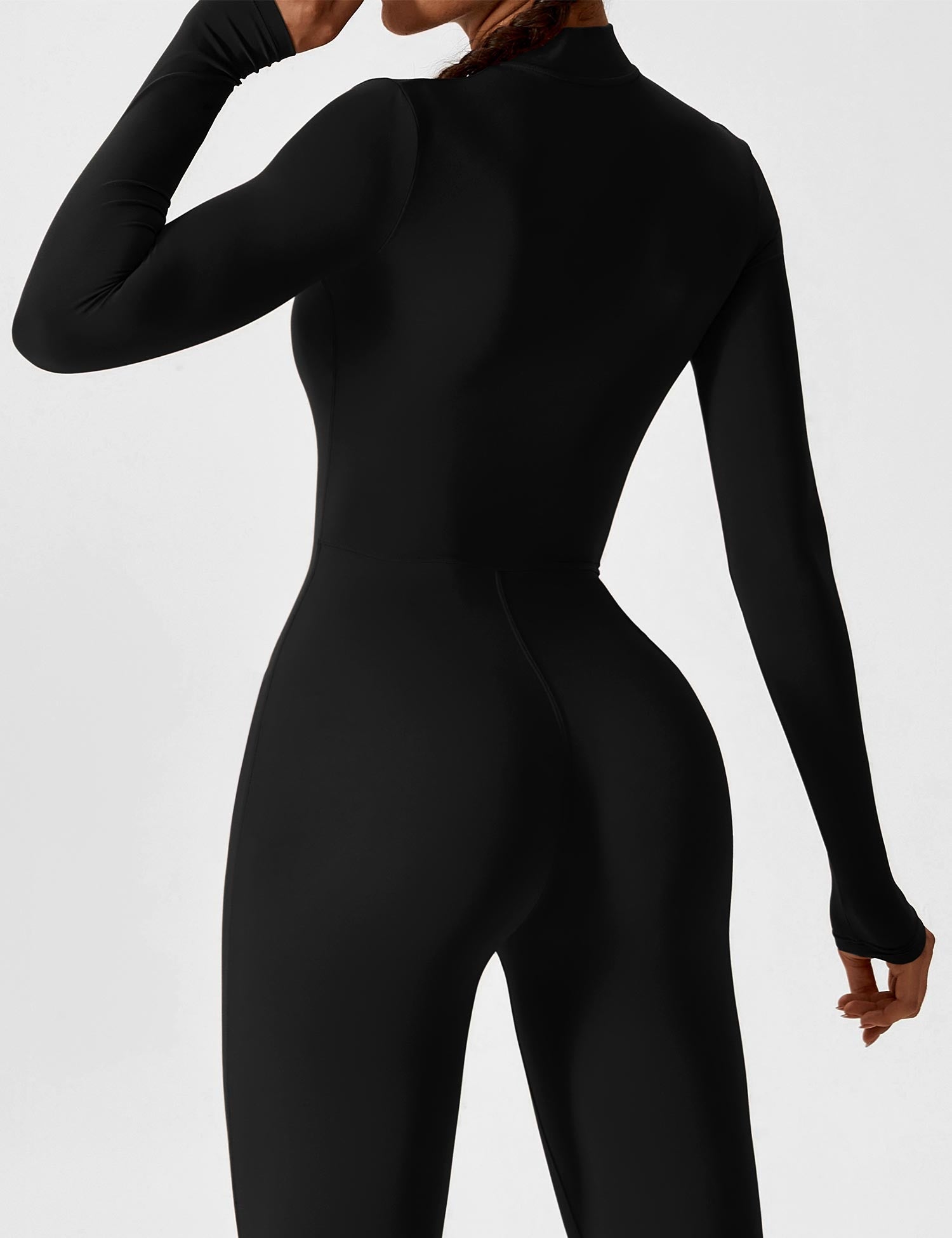 Long or Short Sleeve Zip-Up Jumpsuit – 14 Colors