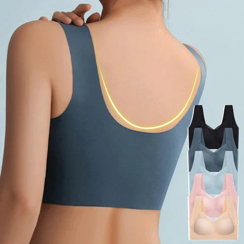 Seamless Push-Up Wireless Comfort Bra