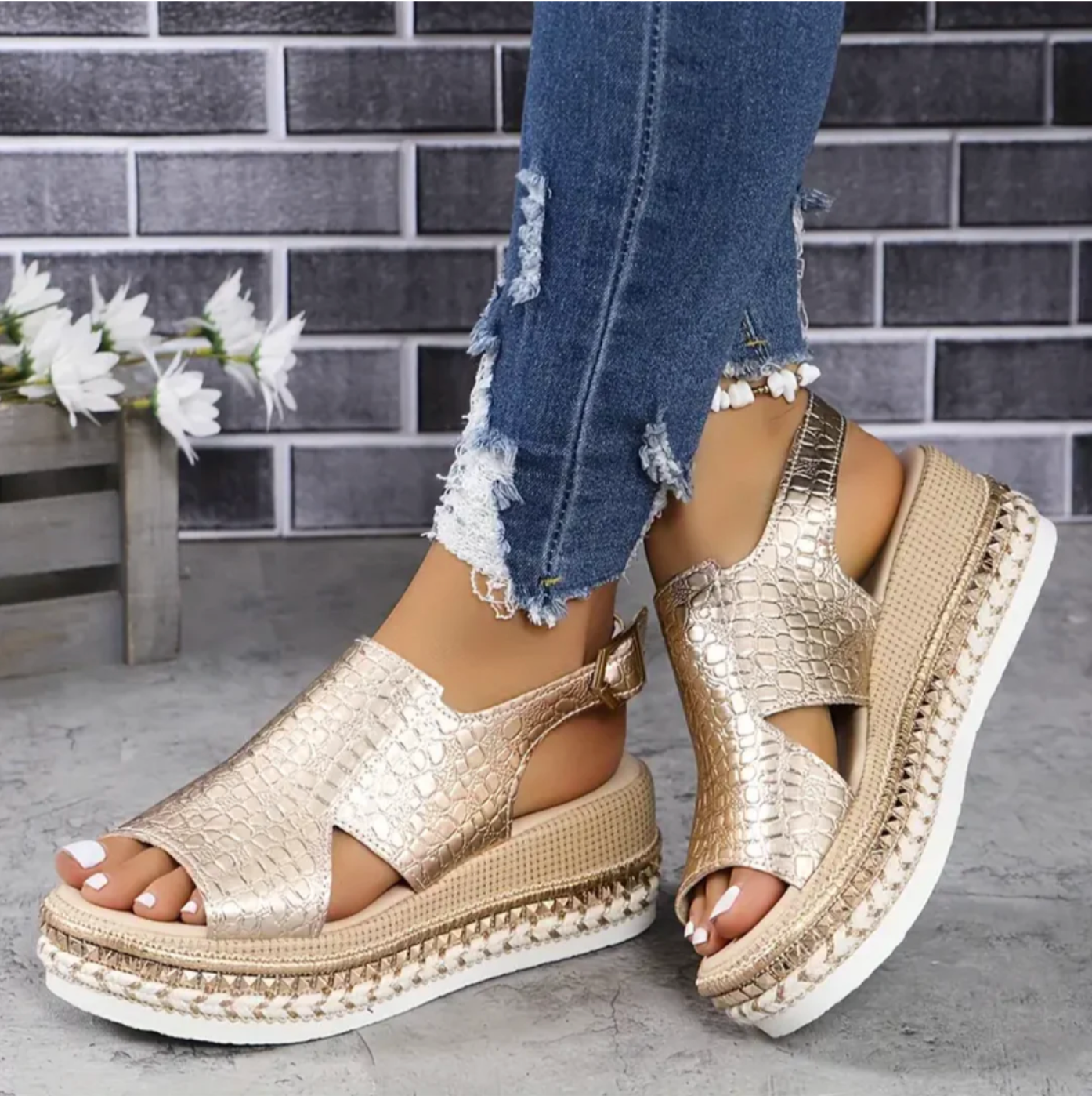 Elegant Orthopedic Heeled Sandal