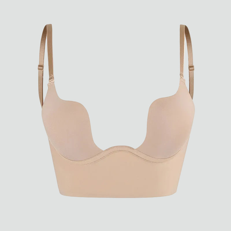 Backless Push-Up Bra With Adjustable Straps