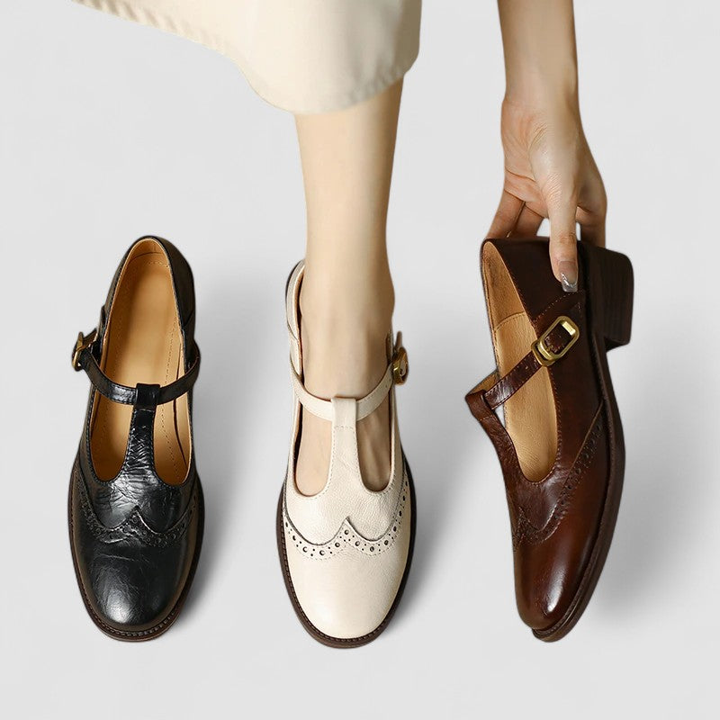 Orthopedic Mary Jane Strap Shoes