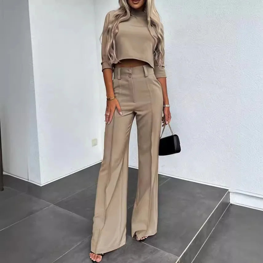 Structured Top and Trouser Matching Set