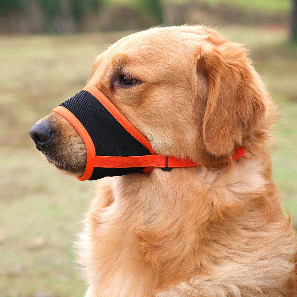 Adjustable Soft Dog Muzzle for Training and Safety