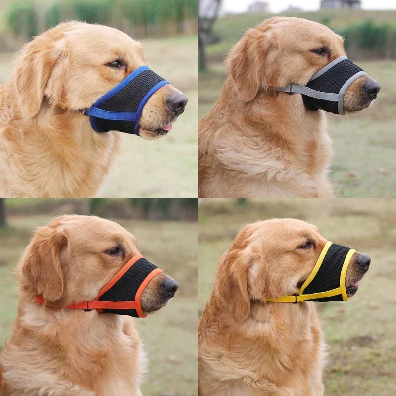 Adjustable Soft Dog Muzzle for Training and Safety