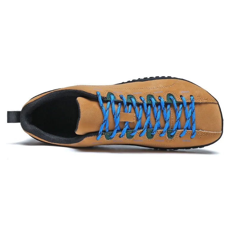 Wide Toe Box Suede Walking Trainers