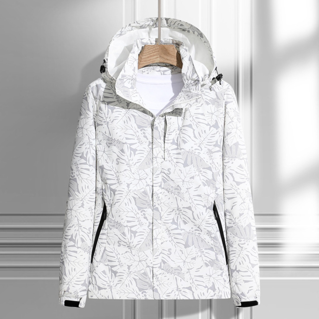 Lia Waterproof Hooded Zip Jacket