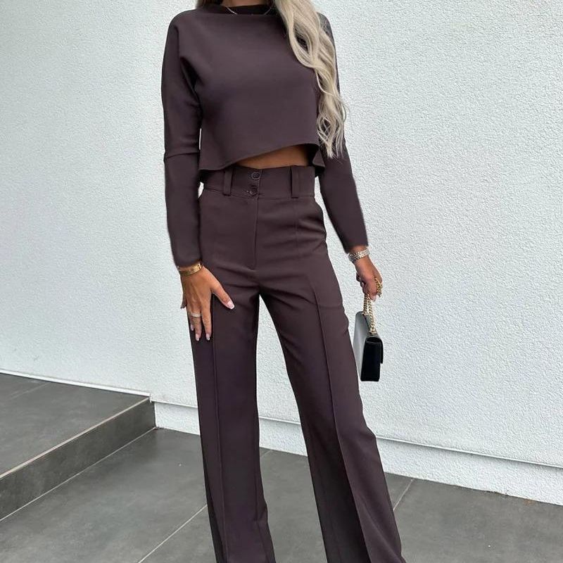 Structured Top and Trouser Matching Set