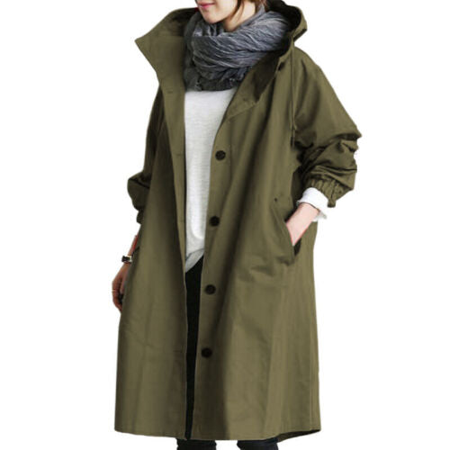 Versatile Long Trench Coat – 7 Colors