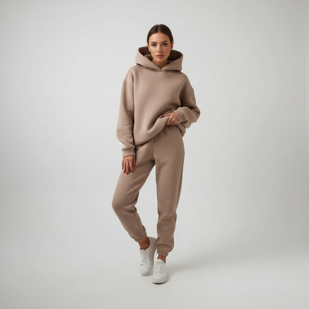 Soft Fleece Hoodie Jogger Set