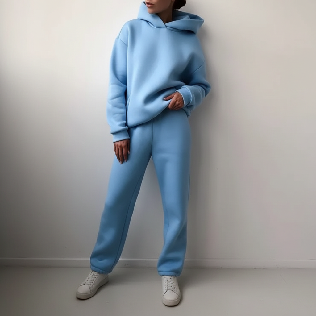 Soft Fleece Hoodie Jogger Set