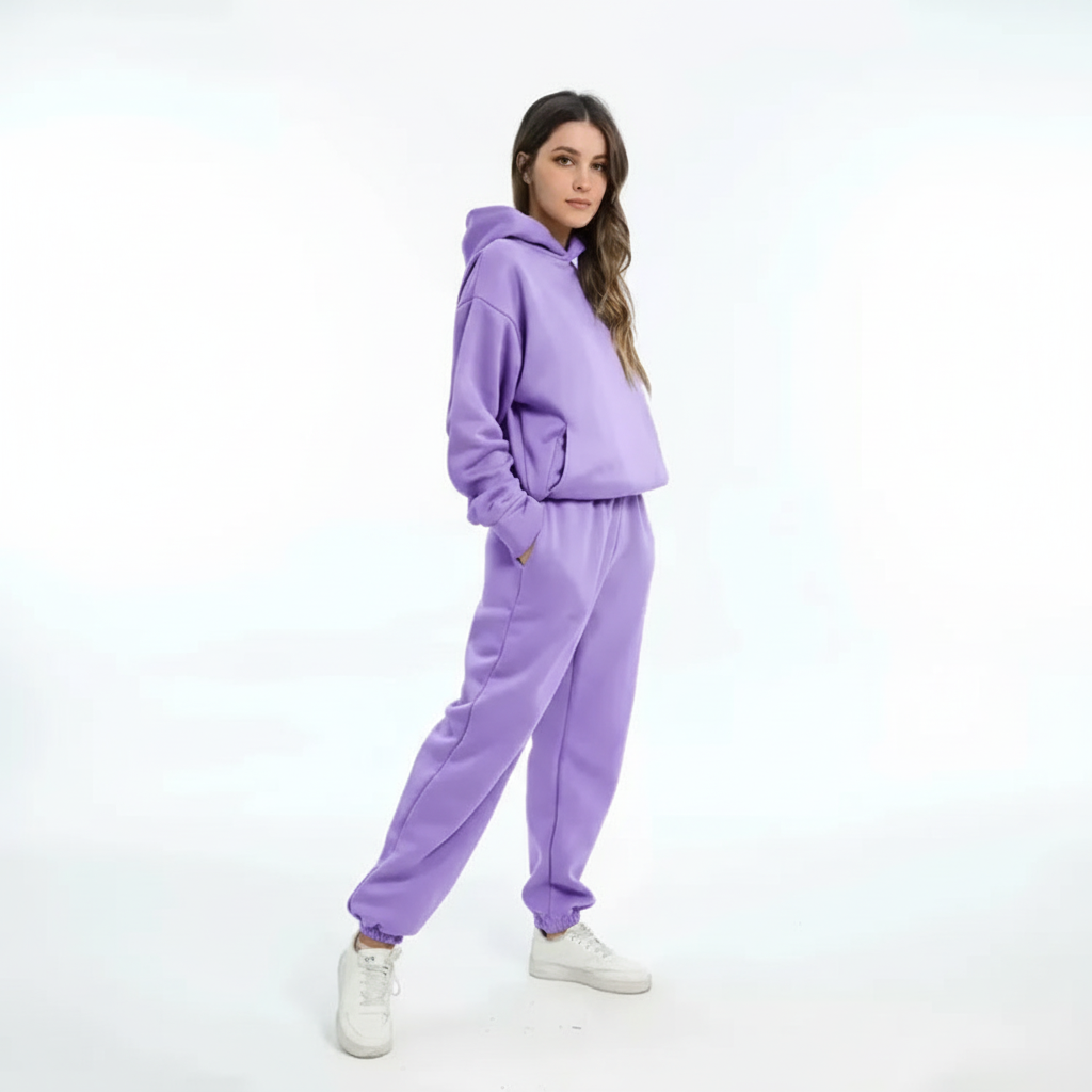 Soft Fleece Hoodie Jogger Set