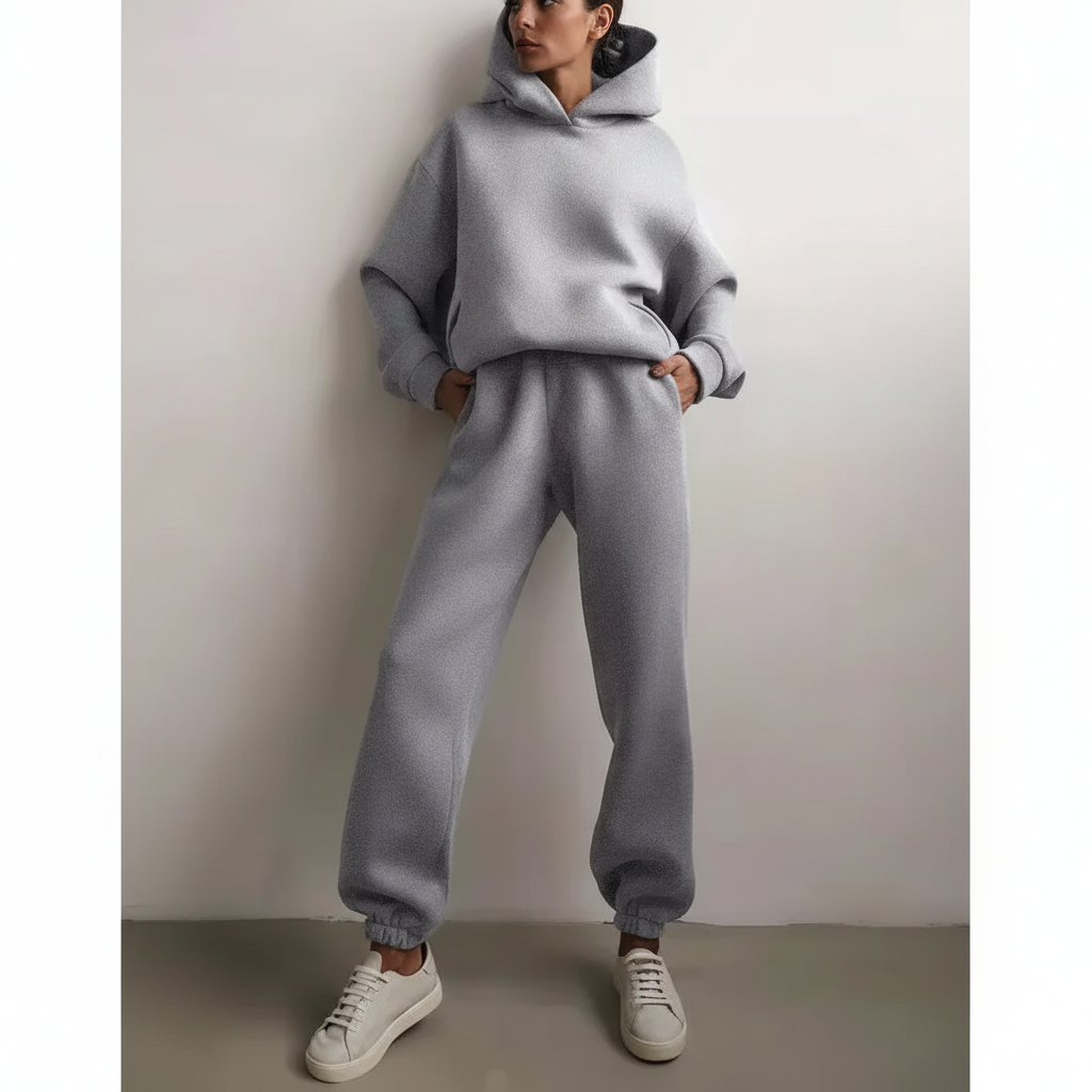 Soft Fleece Hoodie Jogger Set