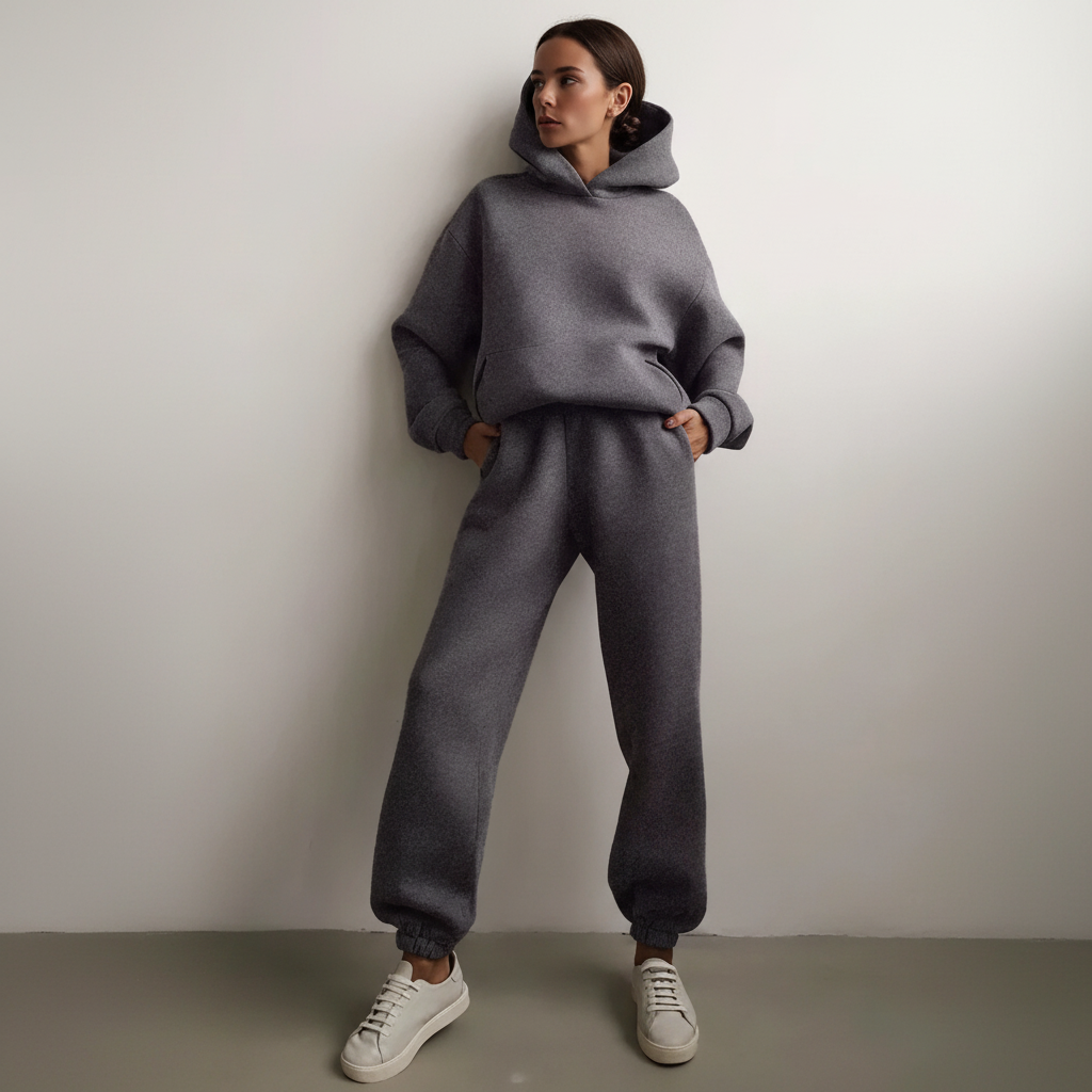 Soft Fleece Hoodie Jogger Set