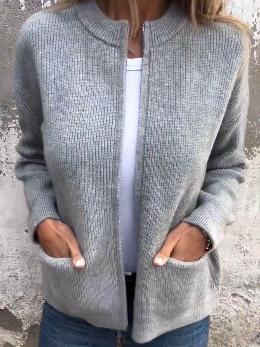 Layering Knit Cardigan Vest