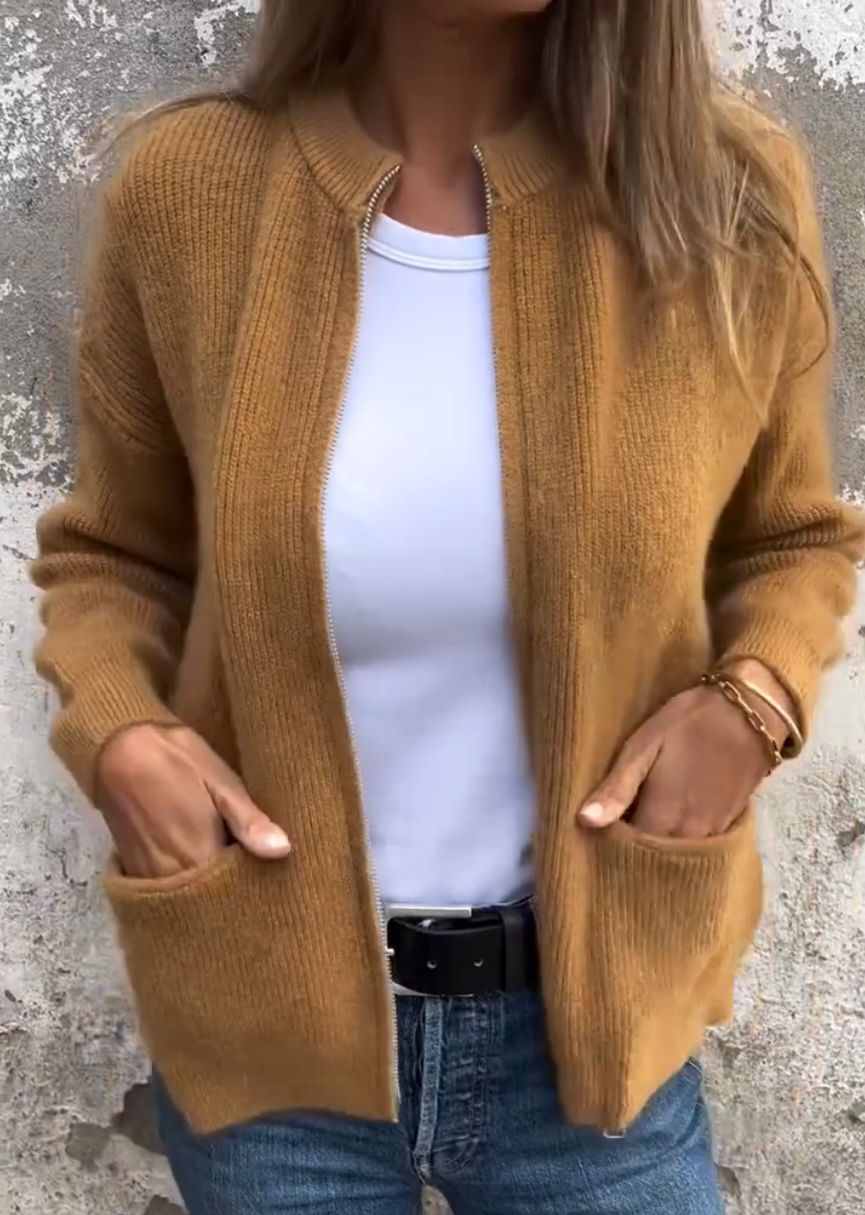 Layering Knit Cardigan Vest