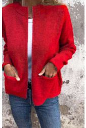 Layering Knit Cardigan Vest