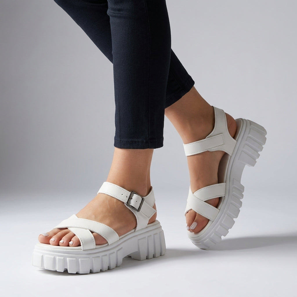 Chunky Platform Lug Sole Sandals
