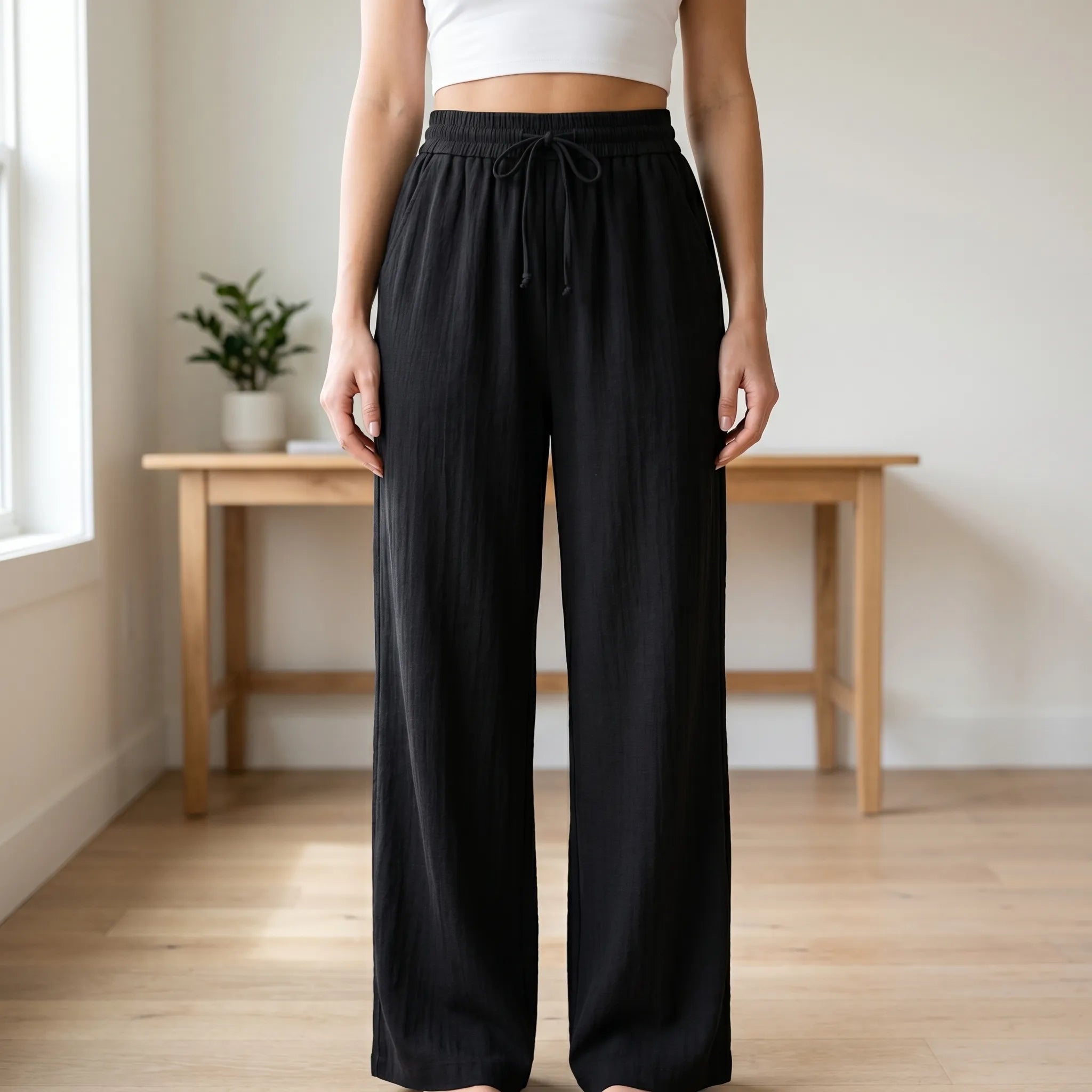 Peggy | Women's Wide-Leg Casual Trousers