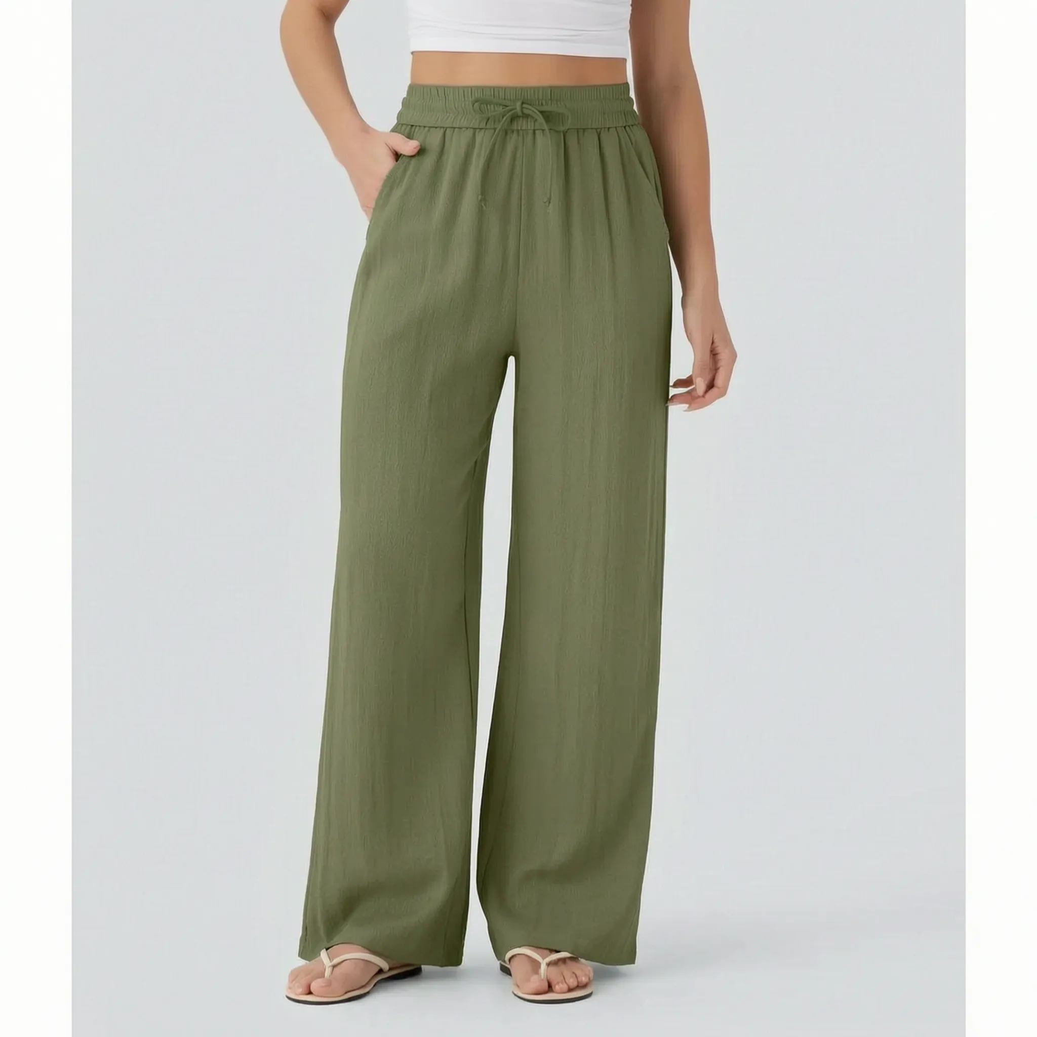Peggy | Women's Wide-Leg Casual Trousers