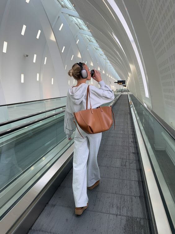 Spacious Vintage Leather Tote Bag
