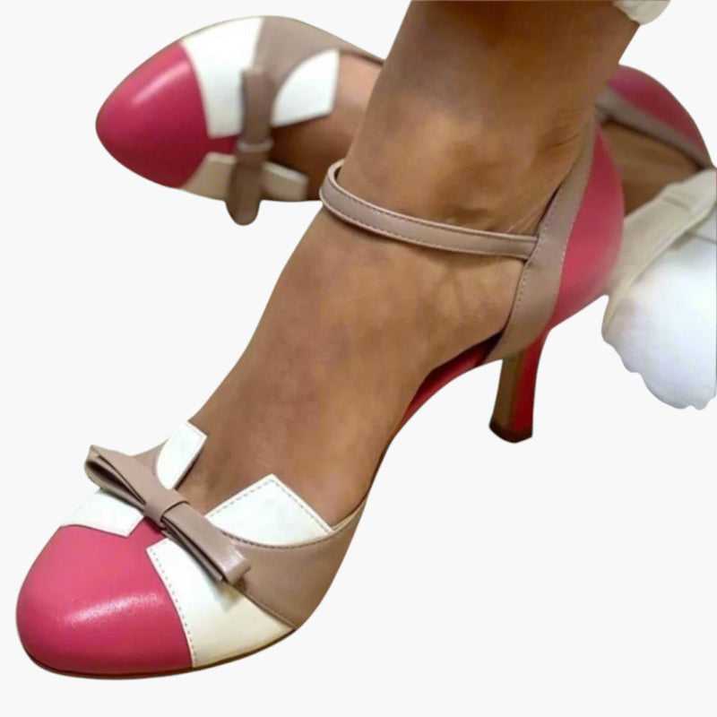 Women's Slip-On Heels with Breathable Upper and Cushioned Sole