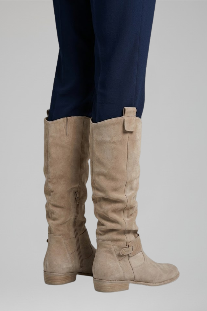 Women's Orthopaedic Knee-High Boots with Side Zipper