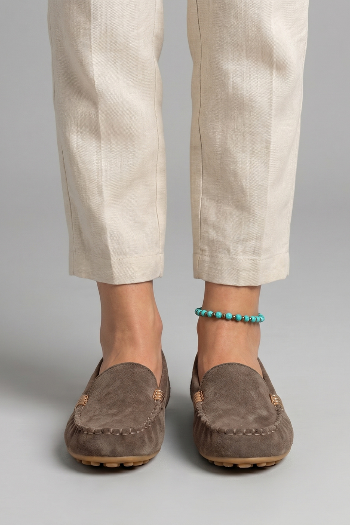 Women's Orthopaedic Slip-On Loafers with Rounded Toe