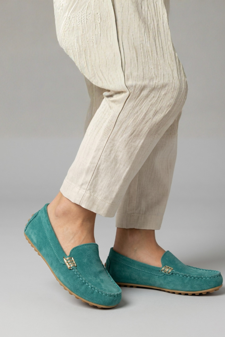 Women's Orthopaedic Slip-On Loafers with Rounded Toe