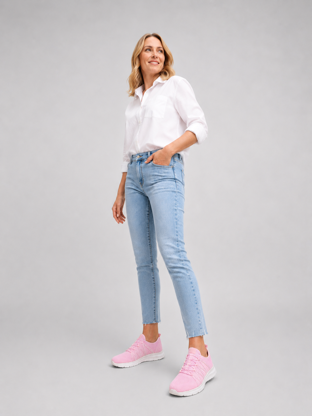 Sparkle Knit Slip-On Trainers