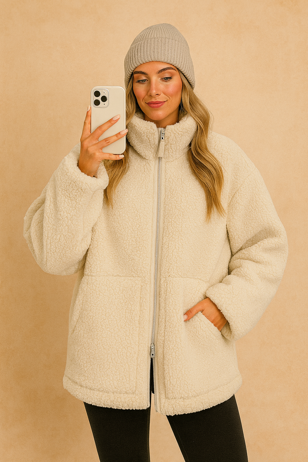 Amélie Dubois Teddy Fleece Jacket