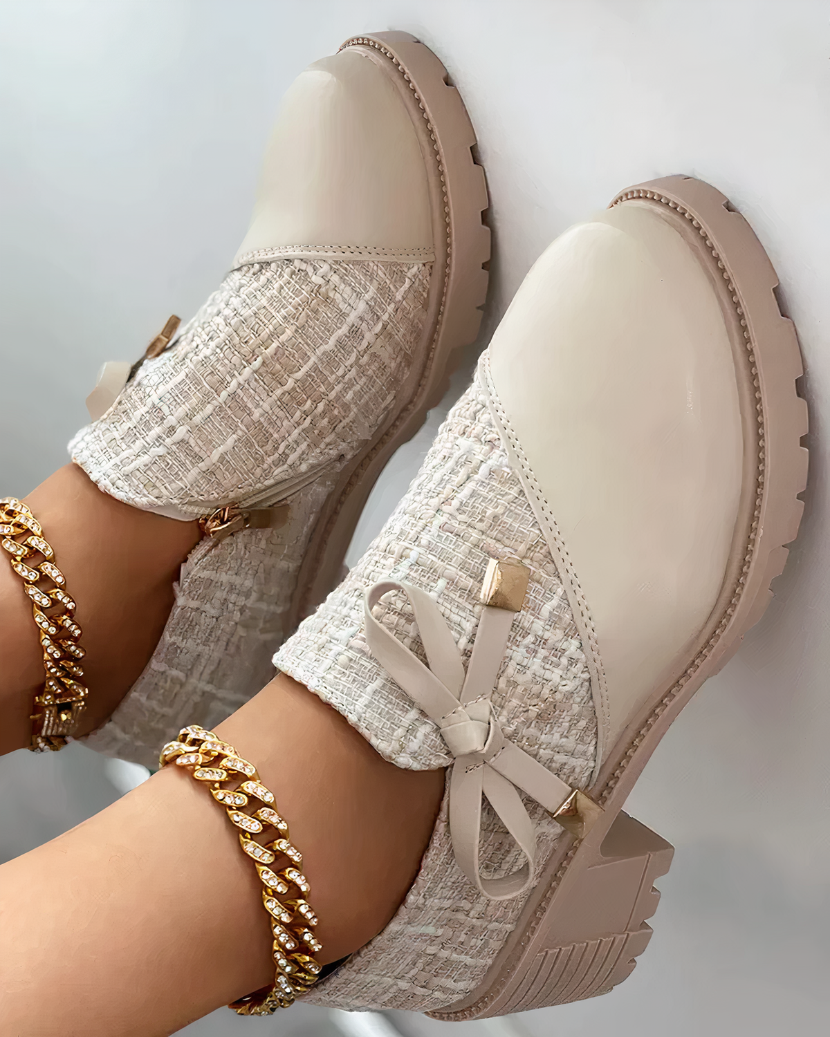 Elegant Block Heel Loafers