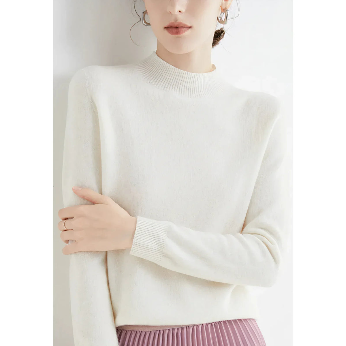 Cozy Chunky Knit Pullover Sweater