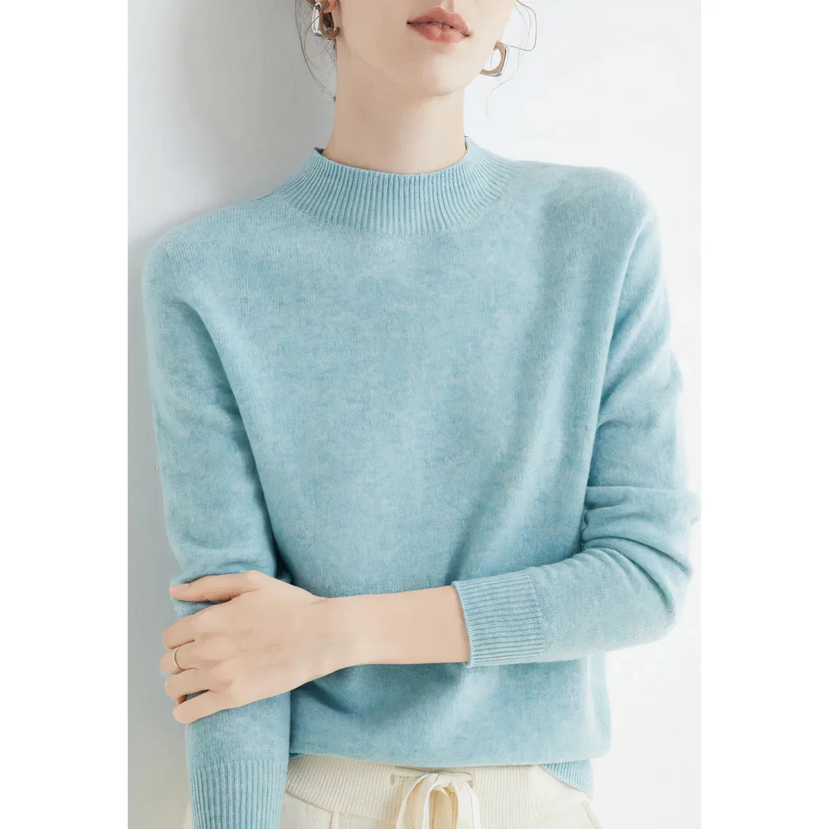 Cozy Chunky Knit Pullover Sweater