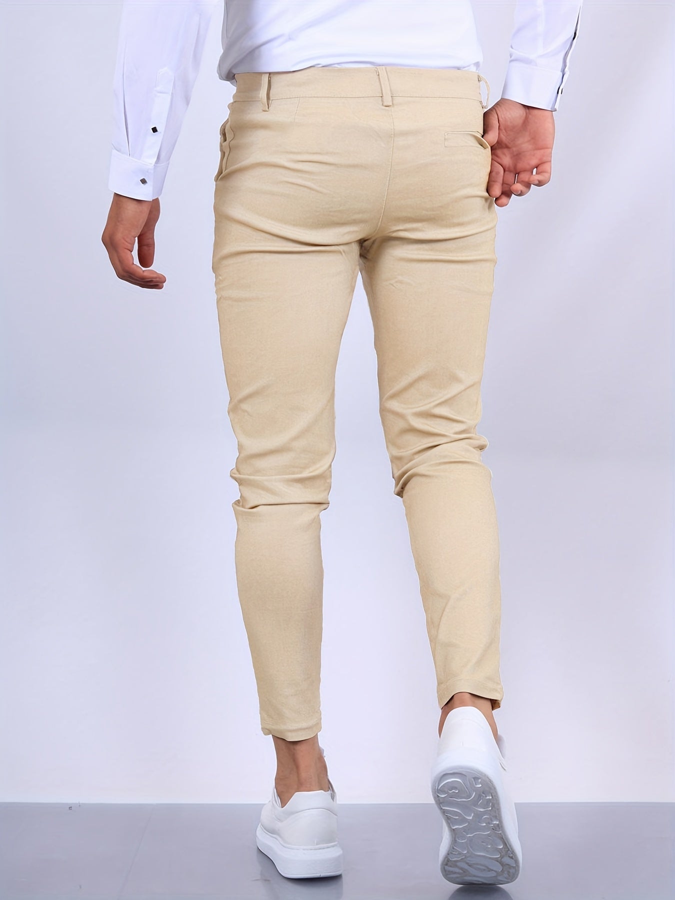 Slim Fit Stretch Chino Trousers