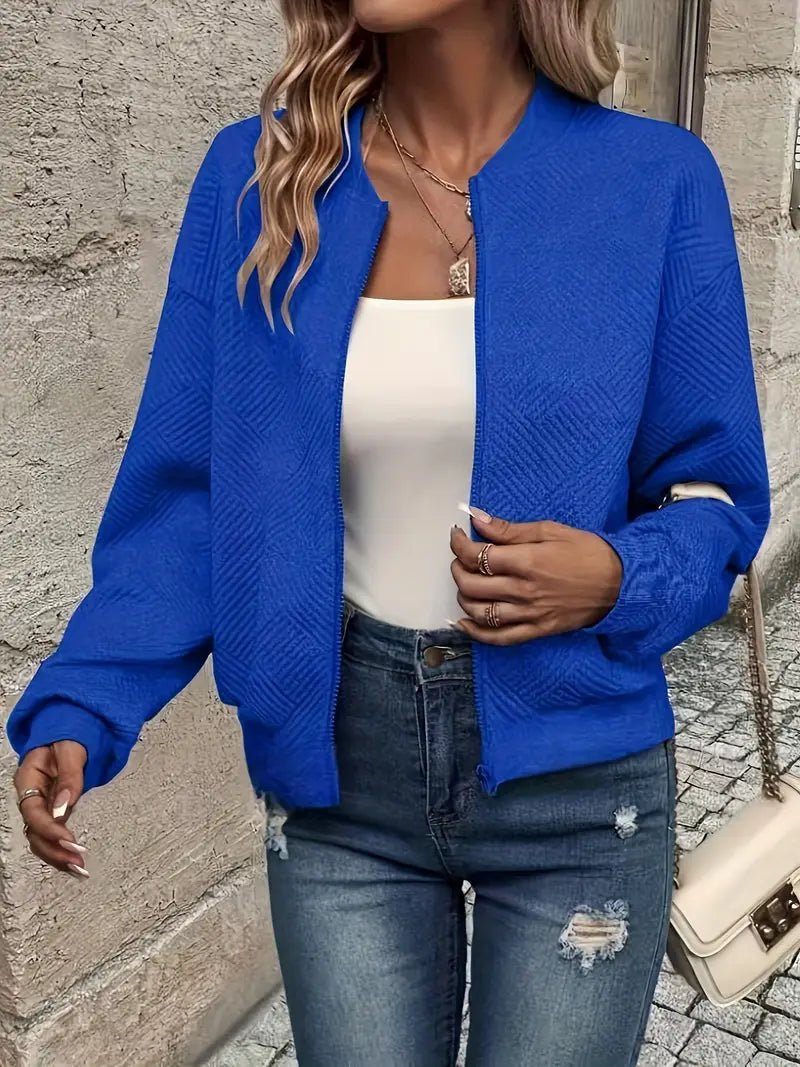 Relaxed Fit Full-Zip Jacket