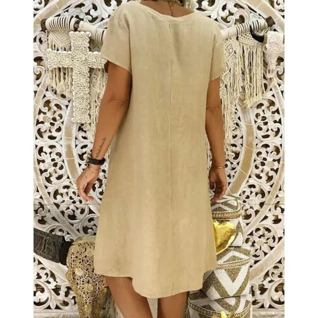 Adelaide Women's Casual Summer Dress in Plus Sizes