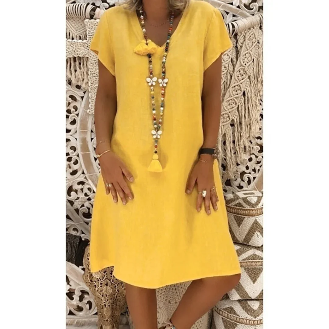 Adelaide Women's Casual Summer Dress in Plus Sizes