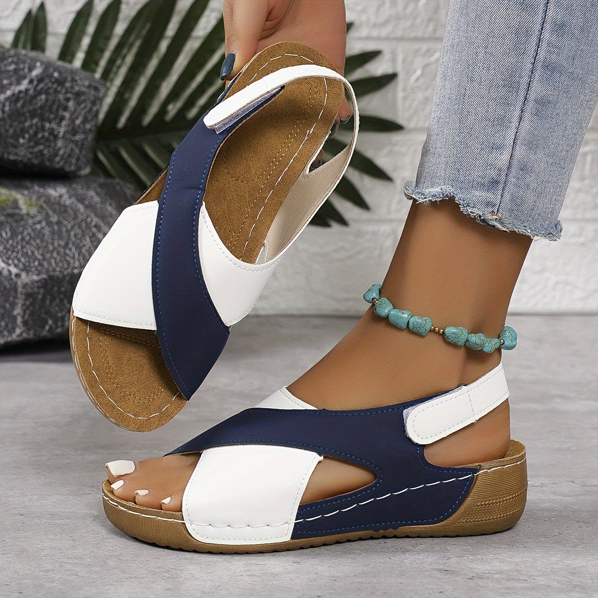 Laura Adjustable Strap Orthopedic Sandals