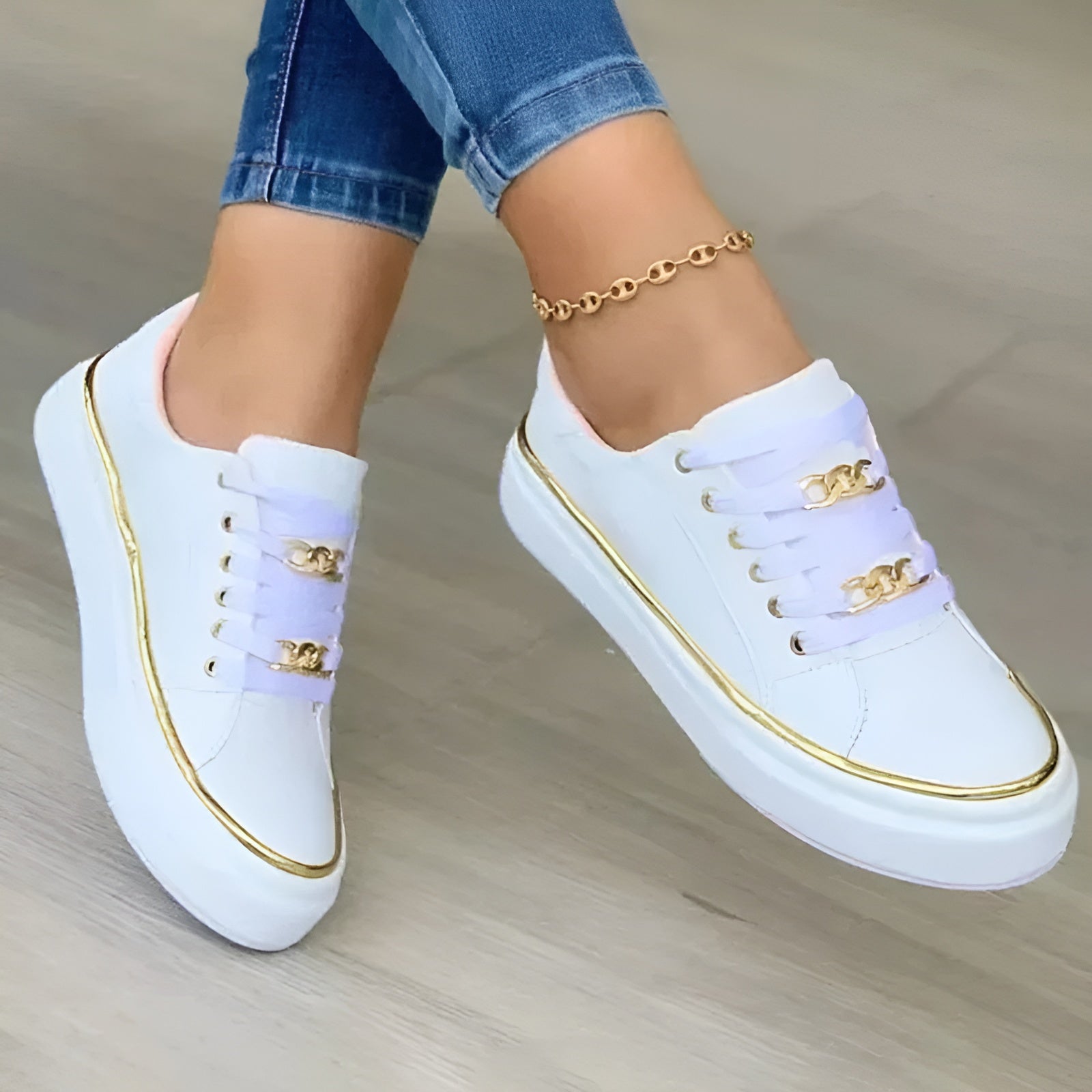 Stylish Orthopedic Lace-Up Women's Sneaker