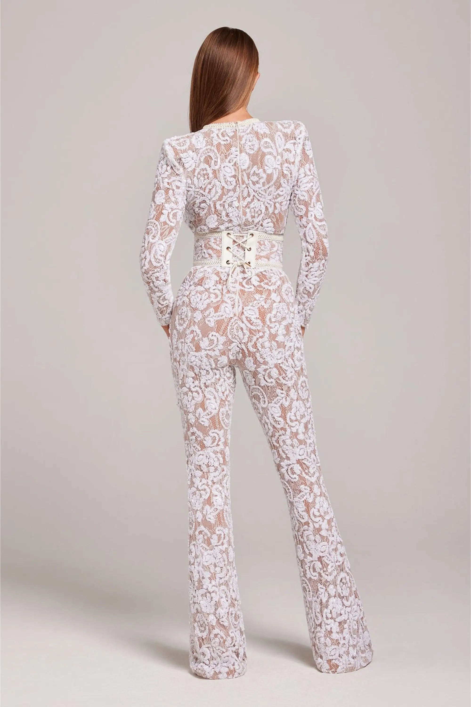 Sleek Fitted Stretch Crew Neck Bodysuit