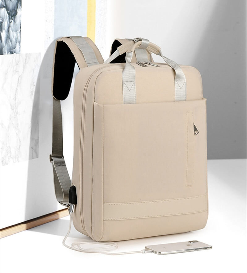 Secure Anti-Theft Backpack with Hidden Zippers