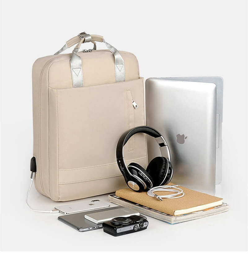 Secure Anti-Theft Backpack with Hidden Zippers
