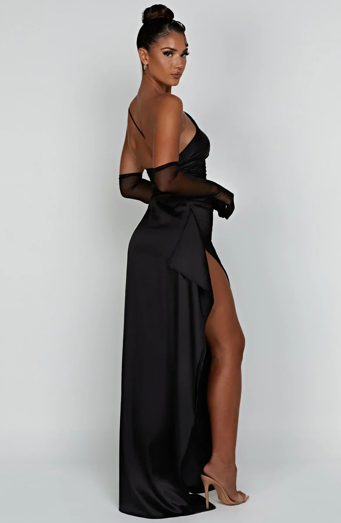 Women's Jaida Satin One-Shoulder Evening Dress