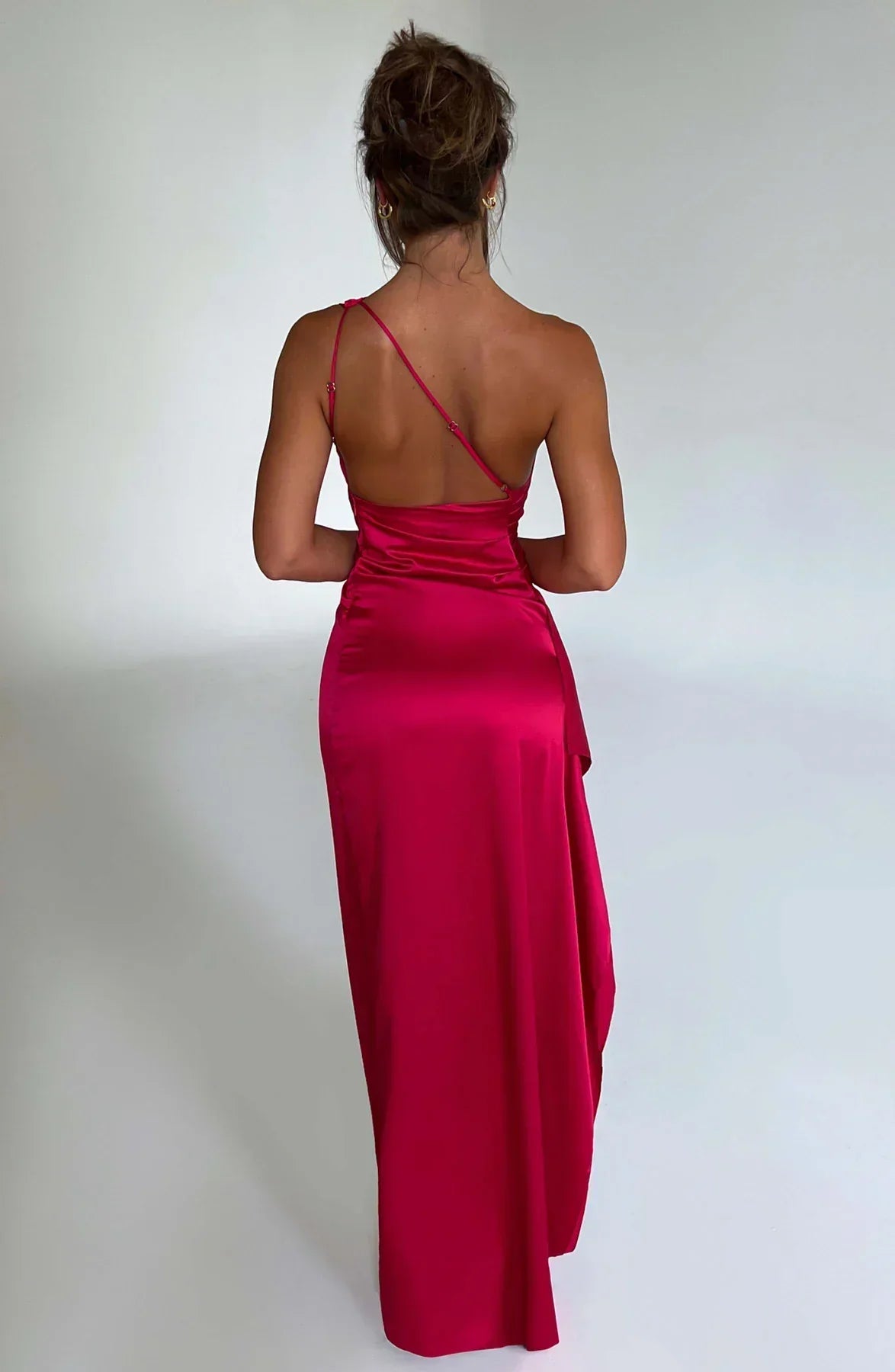 Women's Jaida Satin One-Shoulder Evening Dress