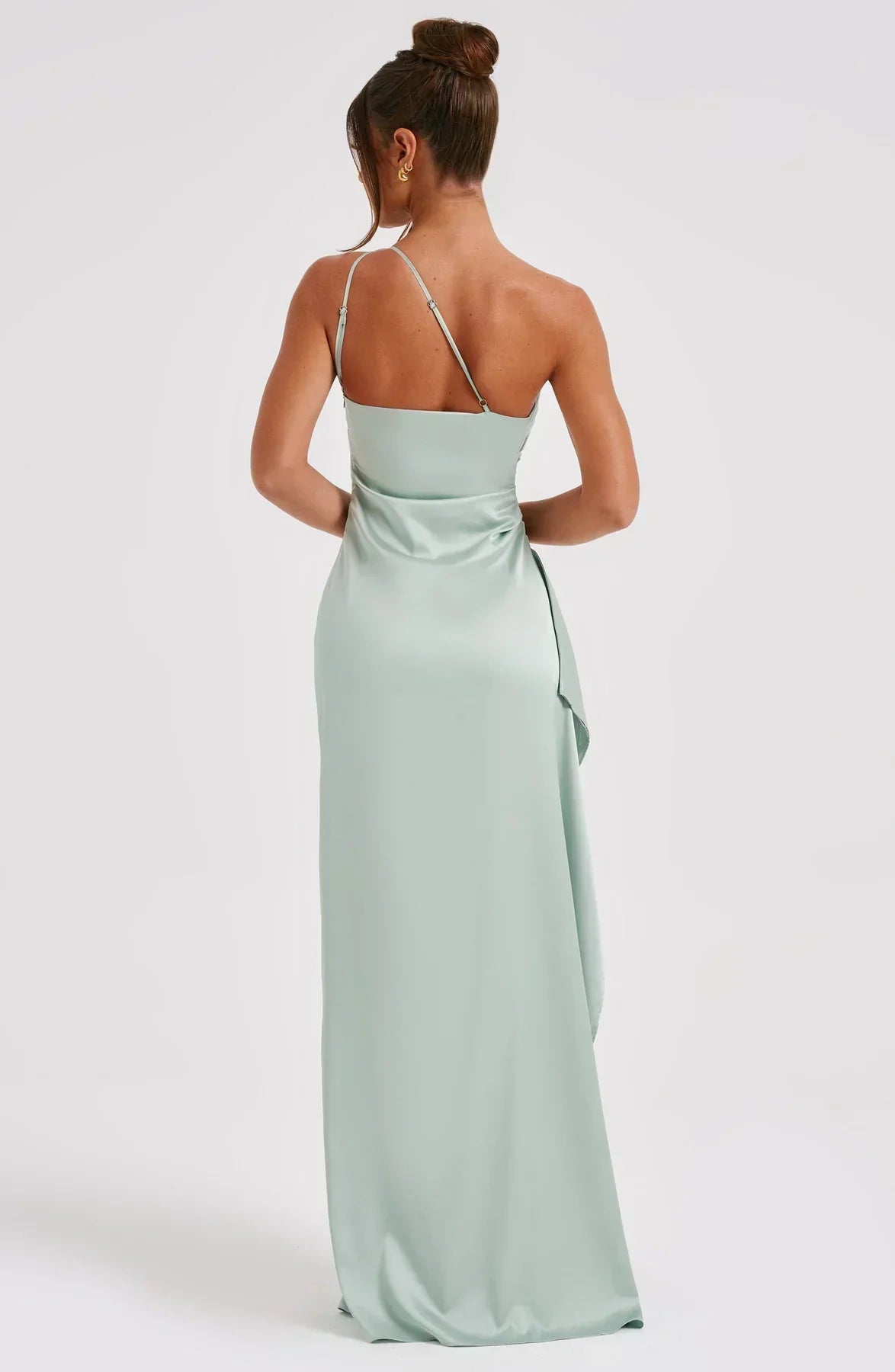 Women's Jaida Satin One-Shoulder Evening Dress