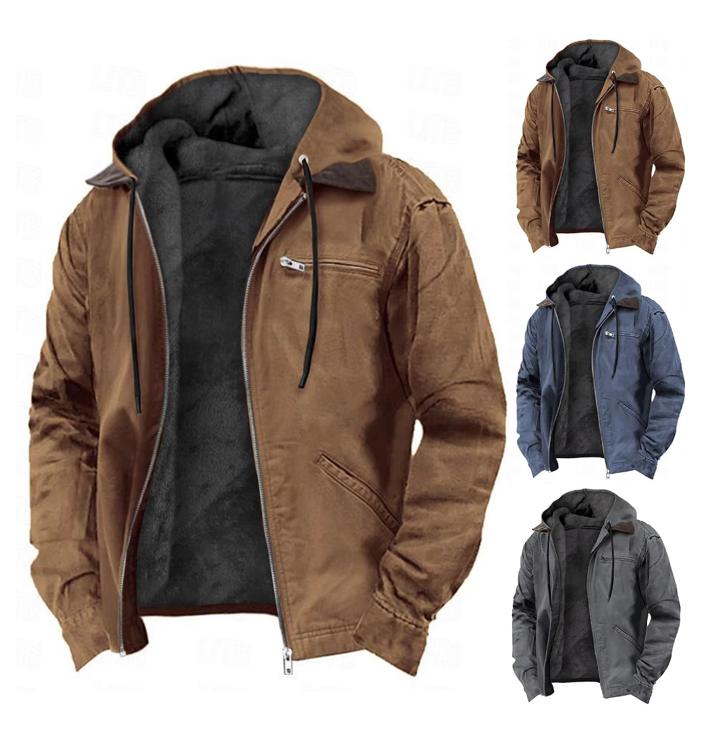 Arthur Hooded Full Zip Lined Jacket