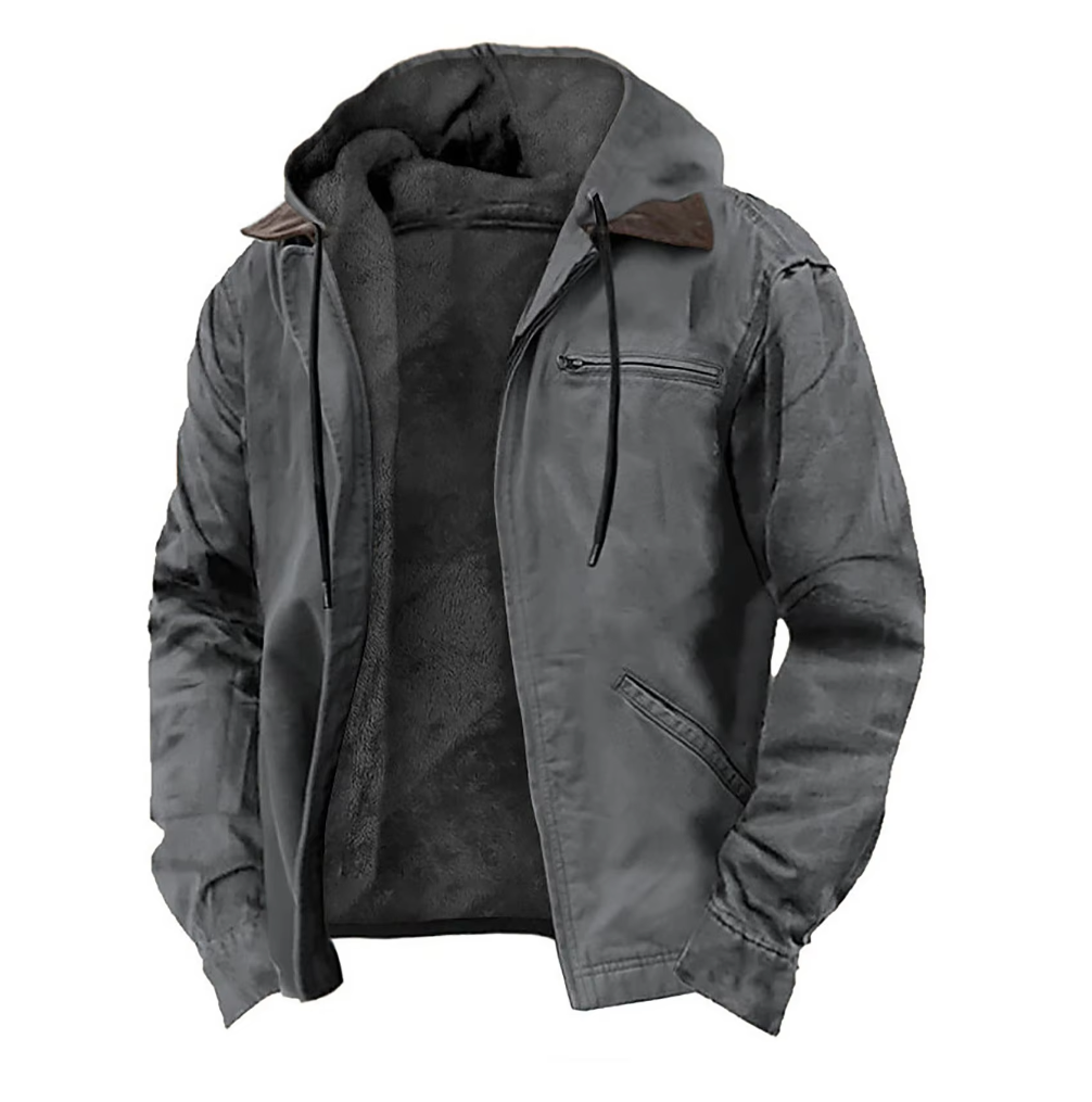 Arthur Hooded Full Zip Lined Jacket