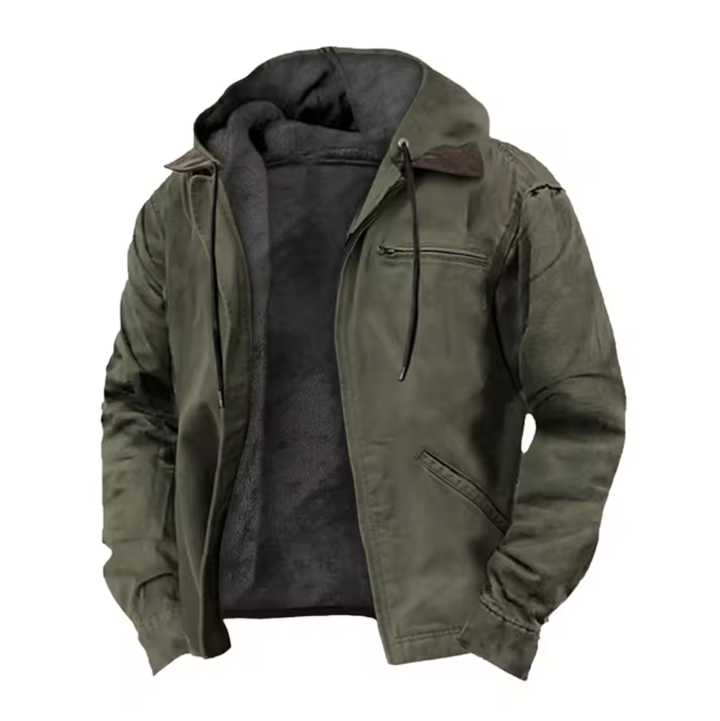 Arthur Hooded Full Zip Lined Jacket